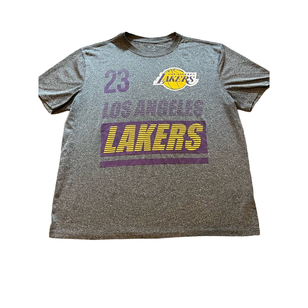 JAMES 23 Los Angeles Lakers NBA Short Sleeve Shirt XL